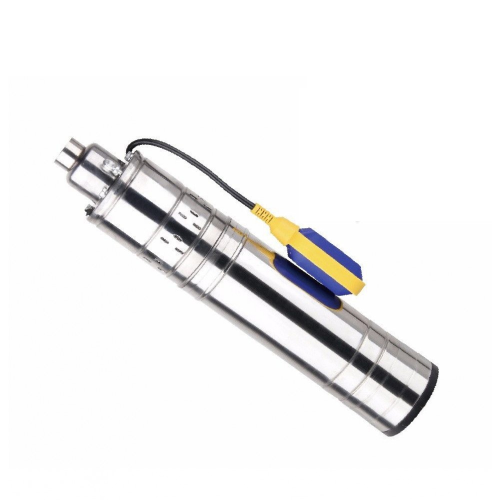 Pompa de apa submersibila din inox cu plutitor, Putere 1100W, Inaltime 78m