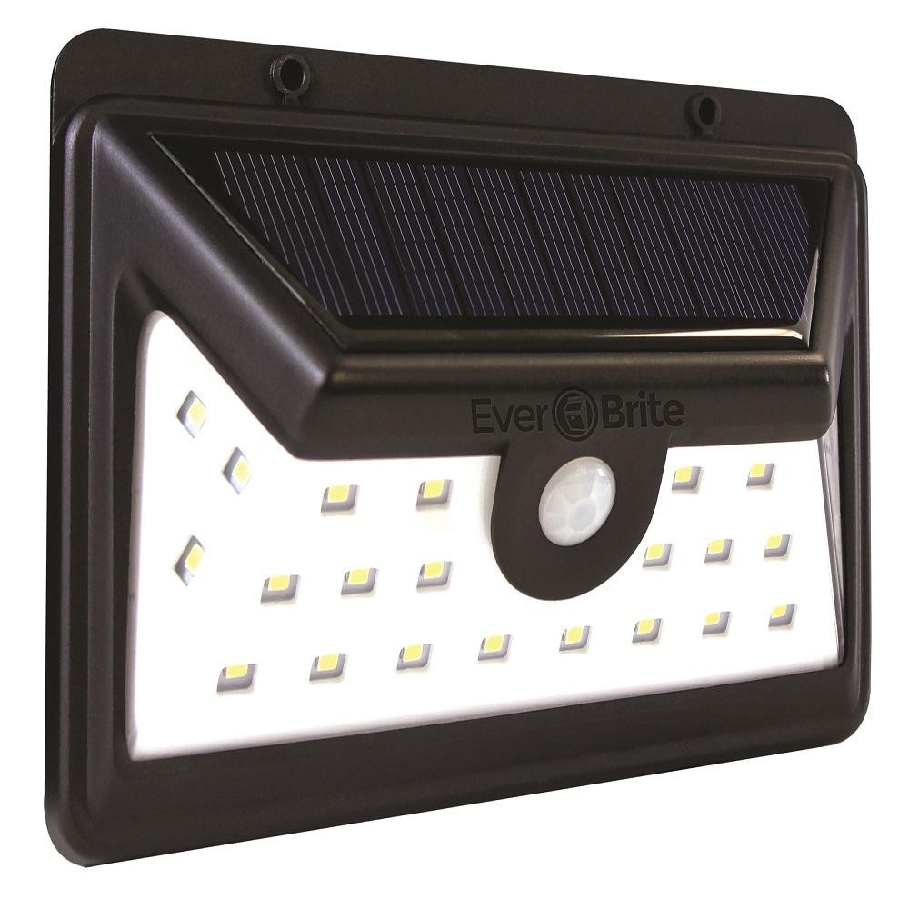 Lampa dubla Ever Brite Ultra cu incarcare solara si senzor de miscare, 24 LED-uri