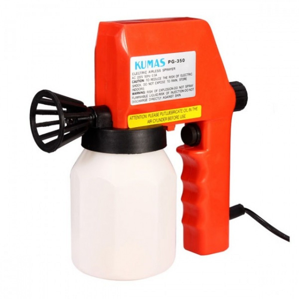 Pistol electric Kumas PG-350 pentru vopsit, Putere 75W, Capacitate 0.6L