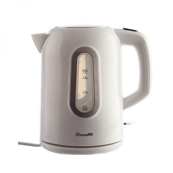 Cana fierbator cu oprire automata Hausberg HB-3603, Putere 2200W, Capacitate 1.7L, Alb