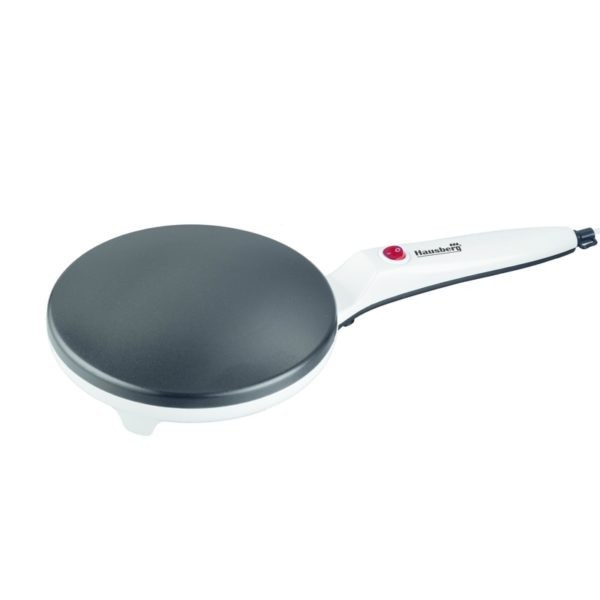 Plita pentru clatite cu suprafata antiaderenta Hausberg HB-9910A, Putere 700W, alb