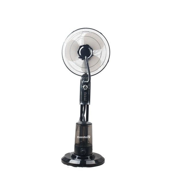Ventilator cu pulverizare apa si 3 trepte de viteza Hausberg HB5600, Putere 90W, telecomanda