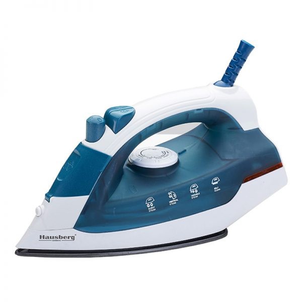 Fier de calcat Hausberg HB-7850, Putere 2000W, Capacitate 150ml, Albastru