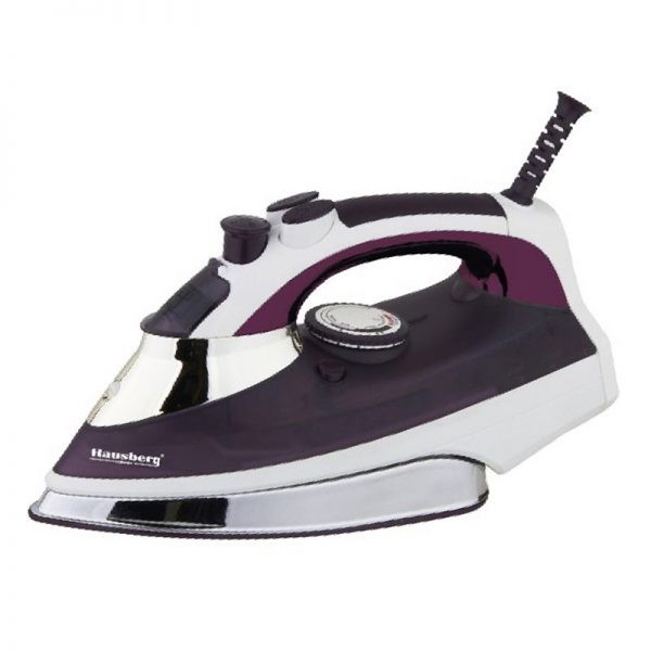 Fier de calcat cu talpa ceramica Hausberg HB-7811, Putere 2200W, Capacitate 0.39L