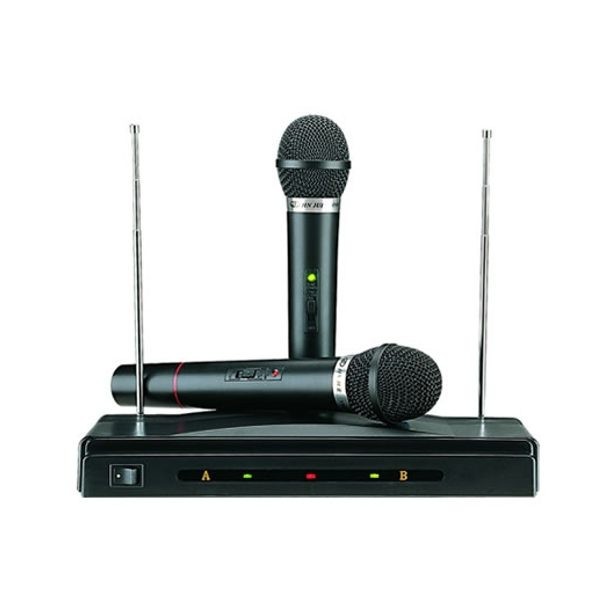Set 2 microfoane FM cu receiver HeroStar C05, 8 mW