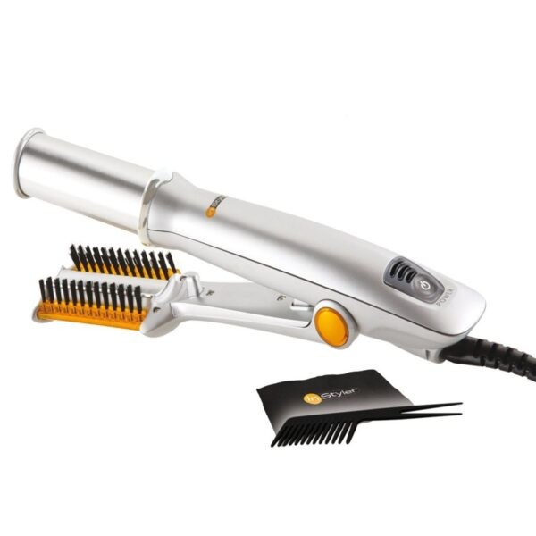 Perie InStyler pentru par, rotativa, sac de transport