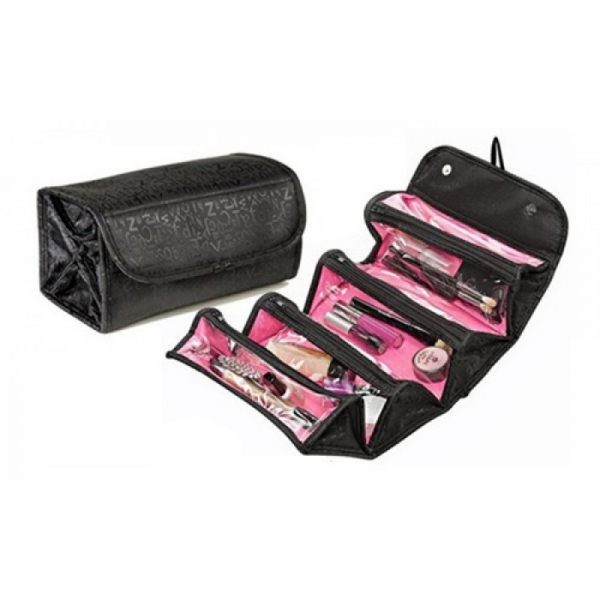 Organizator tip geanta pentru cosmetice si accesorii, 4 compartimente