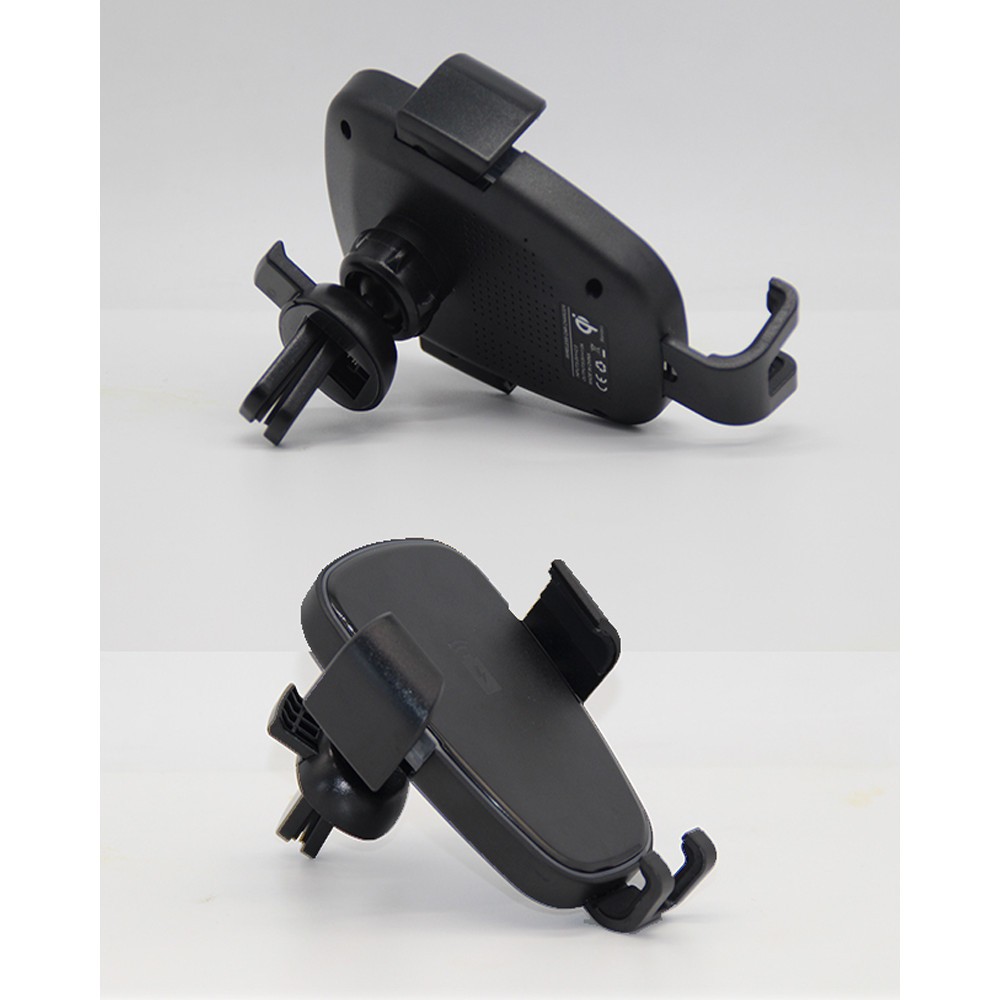 Suport auto pentru telefon cu prindere ventilatie, incarcare Wireless