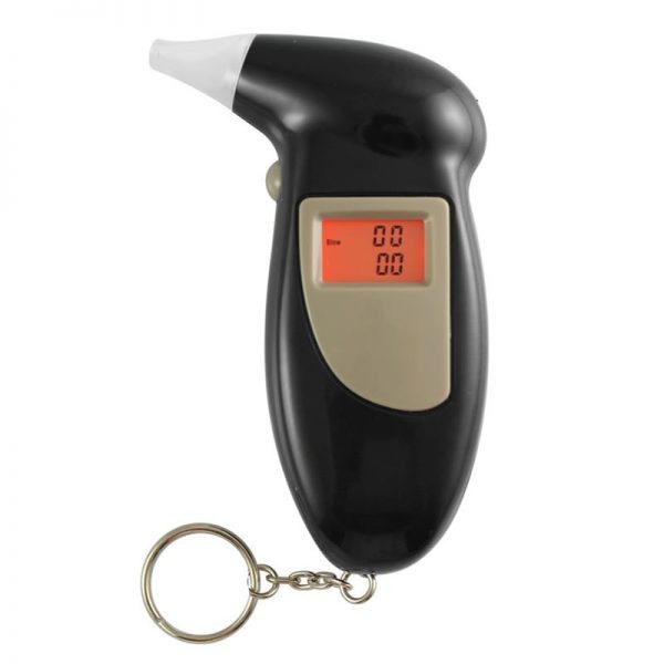 Tester de alcoolemie cu afisaj digital si sonor, 5 mustiucuri