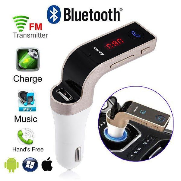 Modulator cu bluetooth FM Car Kit auto G7