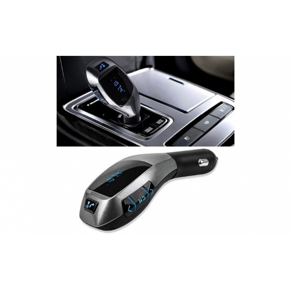Modulator auto X7 cu USB si card microSD, distanta 3m, MP3