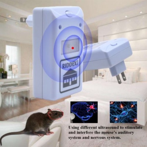 2 Aparate cu ultrasunete si unde electromagnetice impotriva rozatoarelor si insectelor la pret promotional