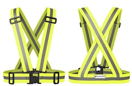 Ham bretele reflectorizante elastice, constructii, ciclism, sport