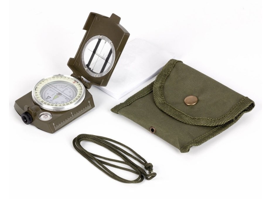 Busola profesionala cu compas si functie de reper prismatic