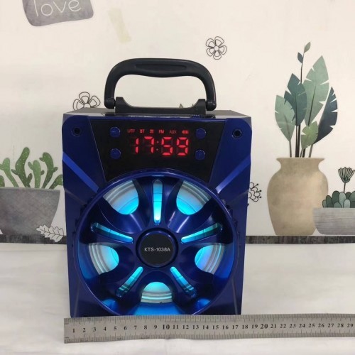 Boxa portabila bluetooth KTS-1038C, 10 W, USB, 1200 mA, LED