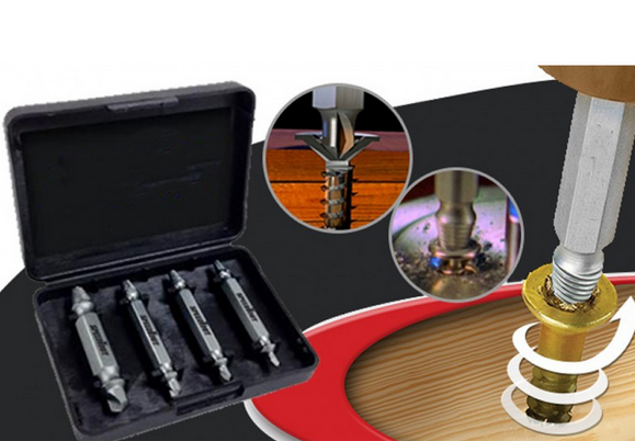 Set 4 extractoare pentru suruburi 
