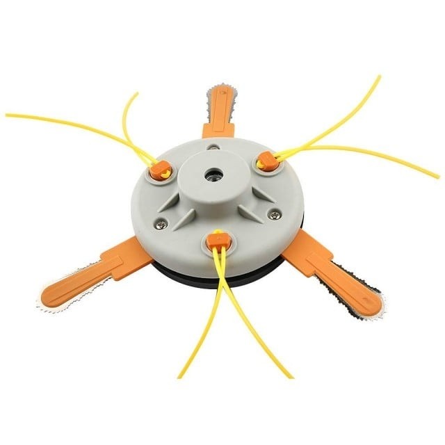 Cap tambur motocoasa cu fir si 6 cutite