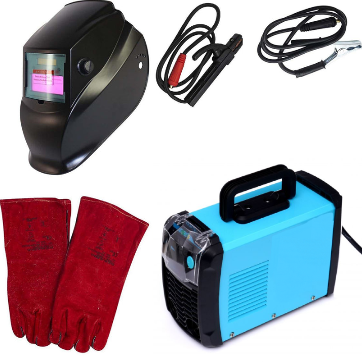 Set Aparat de sudura, inverter cu LCD IGBT 300MMA + Masca Automata + Manusi Piele