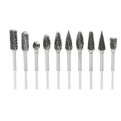 Set 10 Freze de Carbura MICI 3 MM pentru Metal