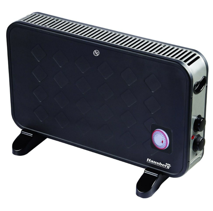 CONVECTOR LUXURY CU TEMPORIZATOR HB-8210, 2000 W, 2 nivele de putere, termostat reglabil
