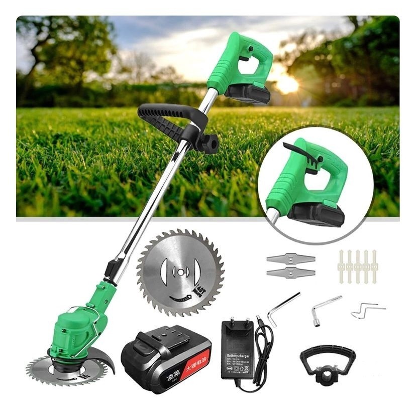 Motocoasa Electrica, 21 V, 4000 Mah , cu 2 acumulatori inclusi 