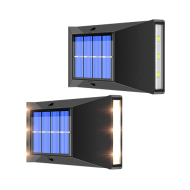 Set 2x lampi solare exterior, LED, Impermeabilitate IP65