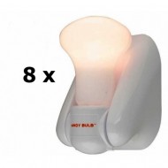Handy Bulb set 8 becuri cu intrerupator﻿