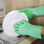 1+1 Gratis: Set manusi bucatarie, menaj din silicon cu perii