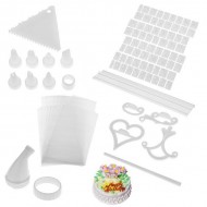 Set pentru decorarea prajiturilor, 100 piese