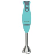 Blender de mana Hausberg HB-7665, Putere 350W, 2 Viteze, Turcoaz