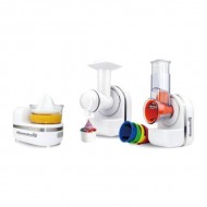 Robot bucatarie 3 in 1 Hausberg HB-7521, 5 accesorii, Putere 150W, Alb