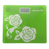 Cantar digital Hausberg HB-6003, Capacitate 150 kg, LCD, Verde
