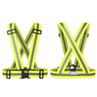 Ham bretele reflectorizante elastice, constructii, ciclism, sport