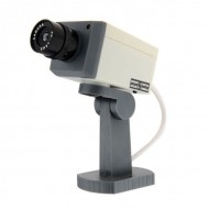 Camera de supraveghere falsa cu senzor de miscare si LED, rotire 45 grade