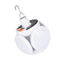 Lampa solara, pliabila, prindere carlig cu 5 moduri de iluminare
