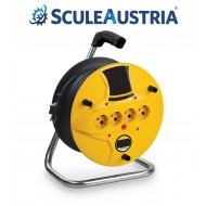 Prelungitor 4 prize si tambur cu derulator, 30x1,5 mm2