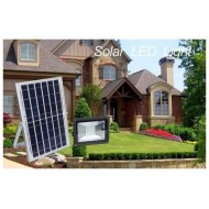 Proiector LED SMD 80 W cu panou solar IP67