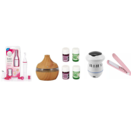 PROMOTIE IMBATABILA! EPILATOR 5IN1 + UMIDIFICATOR AROMATERAPIE + SET 4 ULEIURI AROMATERAPIE + DISPOZITIV PENTRU INGRIJIREA CALCAIELOR + PLACA DE PAR DE VOIAJ, TOTUL LA DOAR 124.90 LEI!