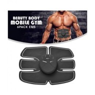 Centura fitness functie de electrostimulare ems six pack mobyle gym, fat burn abdomen