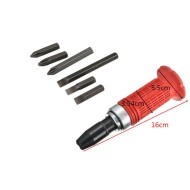 Surubelnita profesionala de impact 1/2 cu 6 biti