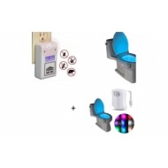 Lampa Led cu incarcare solara si senzor de miscare + Cadou: Aparat anti insecte si rozatoare