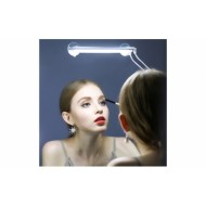 Lampa neon LED, cu ventuze, pentru machiaj