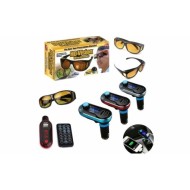 Modulator FM mp3 player bluetooth + 2 x Ochelari Hd Vision