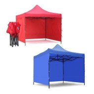 Pavilion pliabil sistem acordeon de gradina 3 x 4.5m cu 3 pereti