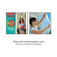 Plasa anti insecte pentru usa + 2 x Plase anti insecte pentru fereastra