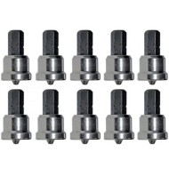 Set 10 biti speciali cu opritor si protectie pentru negrese rigips