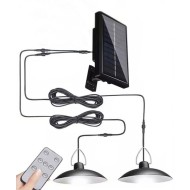 2 LAMPI SOLARE 16 LED-URI CU ABAJUR